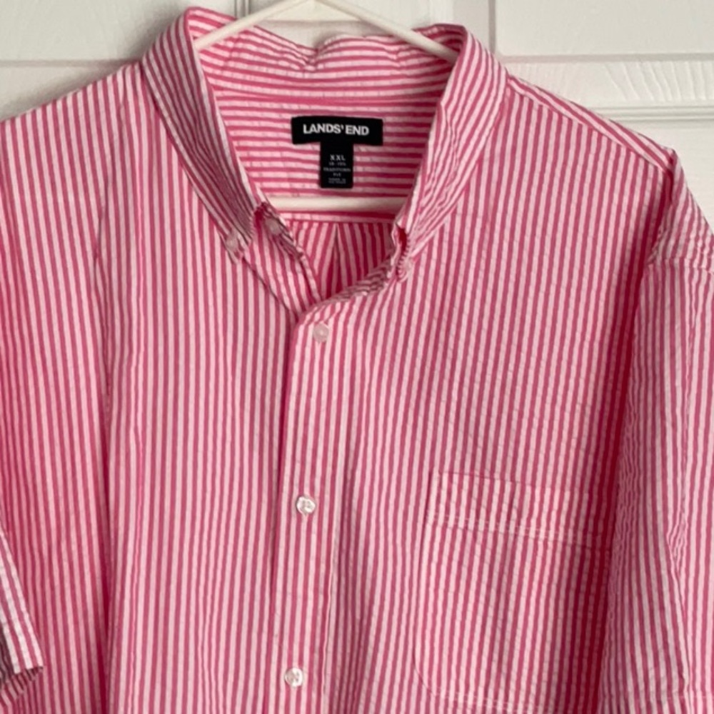 Seersucker short sleeve shirt